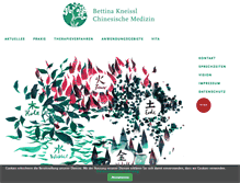 Tablet Screenshot of bettinakneissl.de